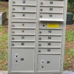 photo of large multi unit mailbox